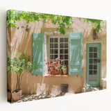 Lavender fields in southern France on large stretched canvas, ideal for kitchen wall art.