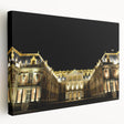 Large wall art depicting the Versailles scenery in muted earth tones on stretched canvas, suitable for kitchen decor.