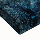 Black and white landscape art painting of Cinque Terre on stretched canvas, ideal for bedroom wall decor.