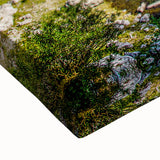 Black and white landscape art painting of the Dolomites on stretched canvas, ideal for bedroom wall decor.