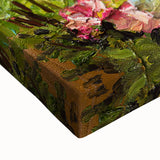 Black and white landscape art painting of Naples on stretched canvas, ideal for bedroom wall art.