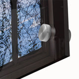 Mid-century modernist acrylic print of Portofino, Italy in vibrant hues, ideal for dining room art.