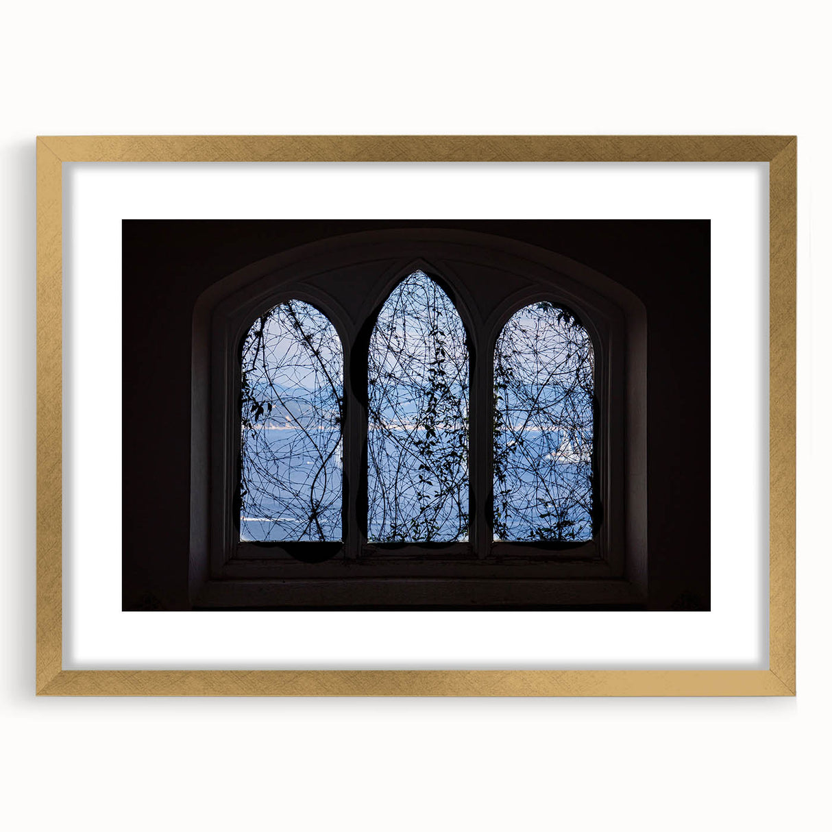 Abstract art print of Portofino, Italy in muted pastel shades on a framed canvas, ideal for dining room decor.