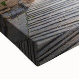 Large art of a black and white Tuscan landscape on stretched canvas, ideal for bedroom wall decor.