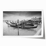 Rolled print of Venice scenery with muted earth tones, ideal for art wall dining room or classy bathroom wall art.