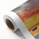 Art Deco style poster of a European scenery in Latvia on rolled canvas, ideal for nursery wall art.