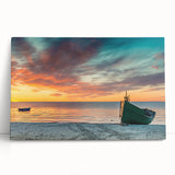 Large black and white canvas print of a European cityscape, ideal for kitchen wall art.