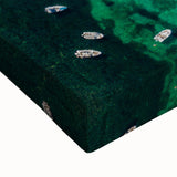 Large art featuring a black and white landscape painting of the Mediterranean Sea on stretched canvas.