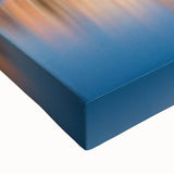 Black and white large art canvas depicting a serene Monaco landscape, ideal for bedroom wall decor.