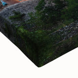 Black and white landscape art painting of Montenegro on stretched canvas, suitable for bedroom wall decor.