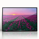 Large abstract wall art depicting a stylized Netherlands scenery in black and white, framed in acrylic.