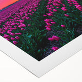 Art deco poster of a European scenery in muted earth tones on rolled canvas, suitable for dining room decor.