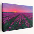 Large art depicting a scenic European landscape on a stretched canvas, suitable for kitchen wall art.