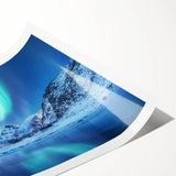 Extra large wall art featuring line art flowers in muted colors on a rolled canvas, suitable for large living room decor.