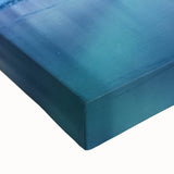 Black and white landscape art painting of a Norwegian fjord on stretched canvas, suitable for bedroom decor.