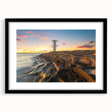 Extra large framed print of abstract European scenery in vibrant, colorful hues, ideal for living room decor.