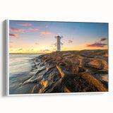 Vintage poster art of a European cityscape in vibrant colors on a large framed canvas, ideal for living room decor.