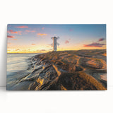 Large black and white photo of a European street scene on stretched canvas, ideal for kitchen wall art.