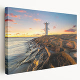 European cityscape in muted colors on large stretched canvas, suitable for kitchen wall art.