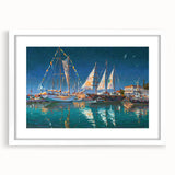 Textured abstract art print of Sochi scenery in muted earth tones, framed with a white mat, suitable for bedroom decor.