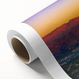 Art Deco poster of Andalucia scenery on rolled canvas, featuring soft pastel hues, ideal for nursery wall art.