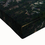 Black and white landscape painting of Andalucia on stretched canvas, ideal for bedroom wall art.