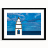 Extra large abstract art print of colorful, textured scenery, in a black frame with mat, ideal for living room decor.