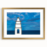 Abstract art print of a European scenery in muted gold tones, framed with a mat, ideal for dining room decor.