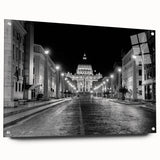 Acrylic print of the Vatican with muted earth tones, ideal for dining room art.