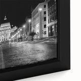 Extra large framed canvas featuring a textured depiction of the Vatican in muted black and colorful accents.