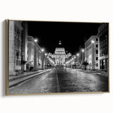 Framed canvas featuring a vintage-style painting of the Vatican landscape in muted gold and black tones.