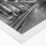 Art deco poster of the Vatican scenery in muted earth tones on rolled canvas, suitable for dining room wall art.