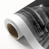 Art Deco poster of the Vatican scenery on rolled canvas, in soft pastel shades.