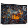 Acrylic print of a vibrant, colorful Guanajuato landscape, ideal for bedroom or dining room decor.