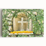 Black and white stretched canvas of Quintana Roo scenery, ideal for kitchen wall art.