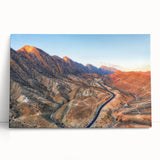 Black and white stretched canvas of a Middle Eastern scenery, ideal for kitchen wall art or bedroom ambiance.