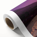 Art Deco poster of the Dead Sea with muted blue and beige tones on rolled canvas, ideal for nursery wall art.