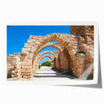 Rolled print of Jerusalem scenery with muted earth tones, ideal for art wall dining room.