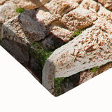 Large art of Jerusalem landscape in black and white tones on stretched canvas, suitable for bedroom wall decor.