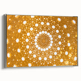 Landscape art painting of a Middle Eastern scenery on a framed canvas.