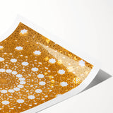 Extra large wall art depicting line art flowers in a minimalist style, ideal for large living room wall decor.