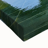 Large art of a black and white Qatari landscape on stretched canvas, suitable for bedroom wall decor.