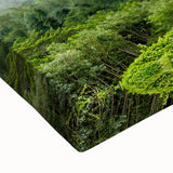 Large art of Bora Bora landscape in black and white tones on stretched canvas, suitable for bedroom wall decor.