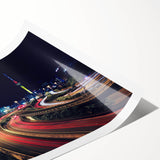 Extra large wall art featuring line art flowers in muted earth tones on a rolled print, ideal for large living room decor.