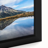 Extra large framed canvas depicting Mt.