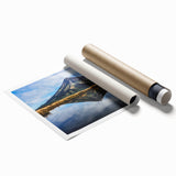 Extra large rolled print of Taranaki.