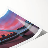 Extra large wall art featuring line art flowers in muted earth tones on a rolled print, ideal for large living room decor.