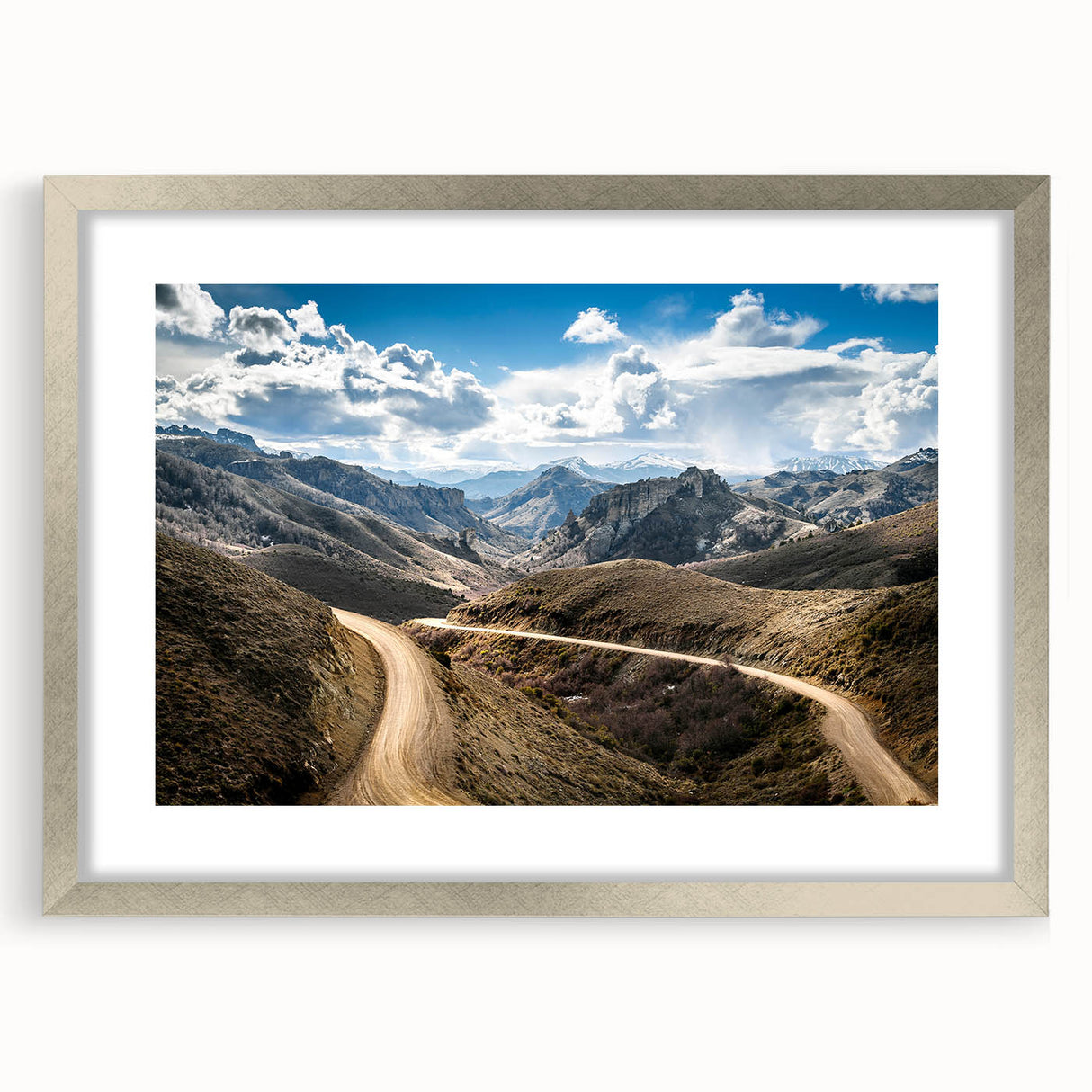 Textured abstract art print depicting a vibrant.