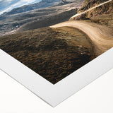 Art deco poster of a vibrant Argentine landscape on rolled canvas, suitable for dining room decor.