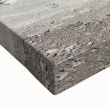 Large art of a Bolivian landscape in black and white on stretched canvas, suited for bedroom wall decor.